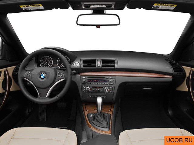 3D модель BMW модели 1-series 2009 года
