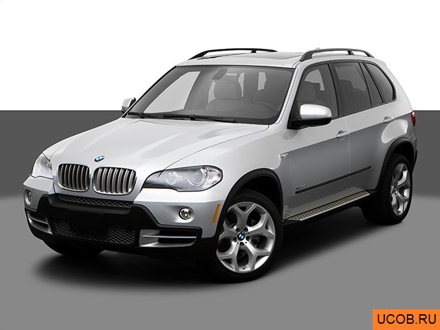 3D модель BMW модели X5 2009 года