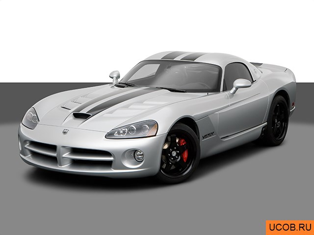 3D модель Dodge Viper 2009 года