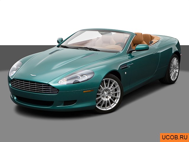 3D модель Aston Martin модели DB9 2009 года