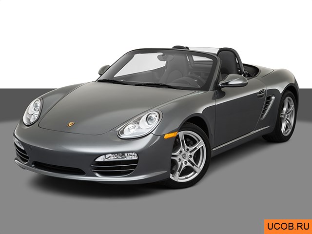 3D модель Porsche модели Boxster 2009 года