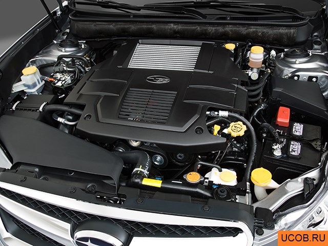 3D модель Subaru модели Legacy 2010 года
