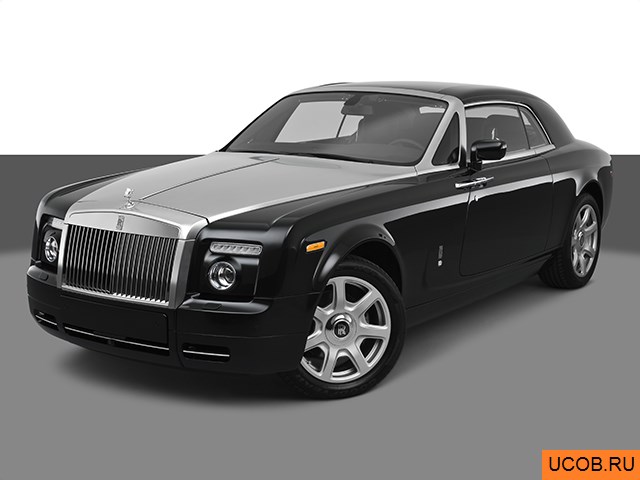3D модель Rolls-Royce модели Phantom Coupe 2009 года