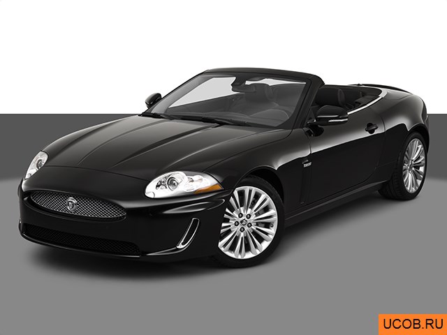 3D модель Jaguar XK 2010 года