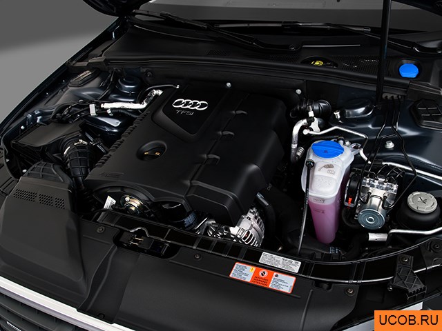 3D модель Audi модели A4 Avant 2010 года
