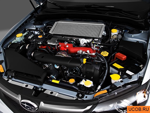 3D модель Subaru модели Impreza 2010 года