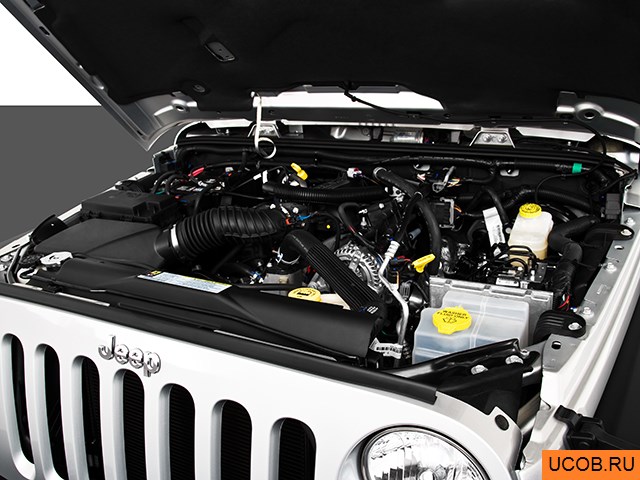 3D модель Jeep модели Wrangler 2010 года