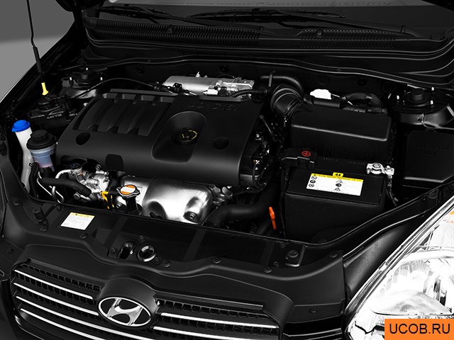 3D модель Hyundai модели Accent 2010 года