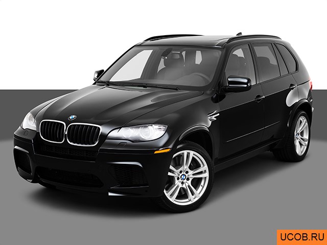 3D модель BMW X5 2010 года