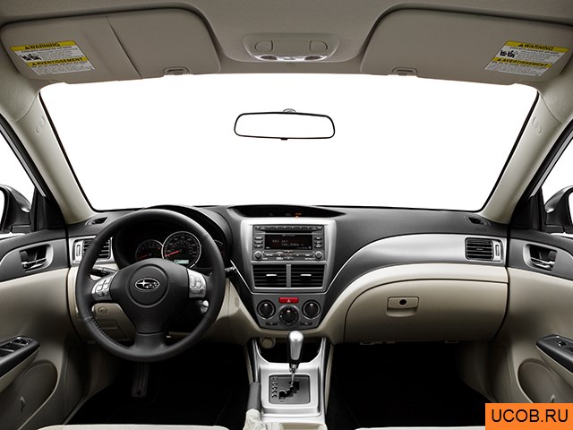 3D модель Subaru модели Impreza 2010 года
