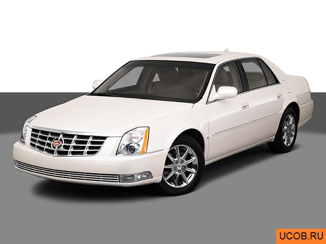 3D модель Cadillac модели DTS 2010 года