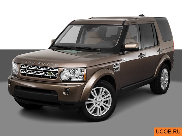 3D модель Land Rover модели LR4 2010 года