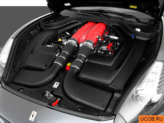 3D модель Ferrari модели California 2010 года