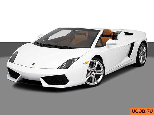 3D модель Lamborghini Gallardo 2010 года