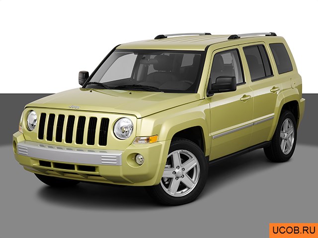 3D модель Jeep модели Patriot 2010 года