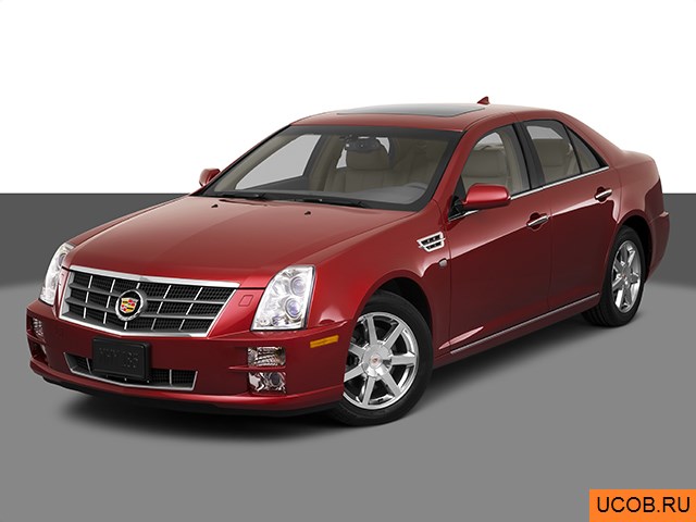 3D модель Cadillac модели STS 2010 года