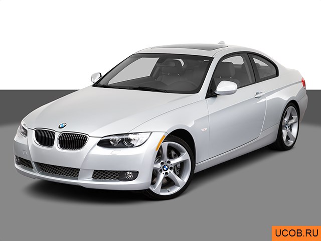 Авто BMW 3-series 2010 года в 3D