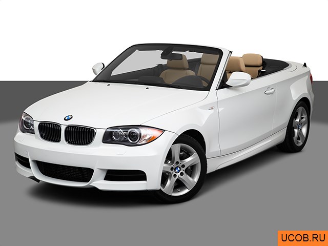 3D модель BMW модели 1-series 2010 года