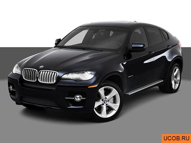 3D модель BMW X6 2010 года