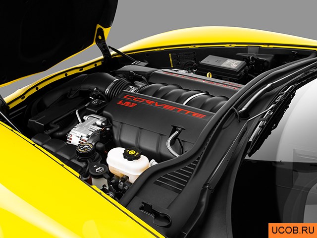 3D модель Chevrolet модели Corvette 2010 года