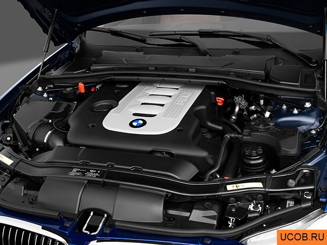 3D модель BMW модели 3-series 2010 года