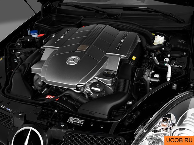 3D модель Mercedes-Benz модели SLK-Class 2010 года