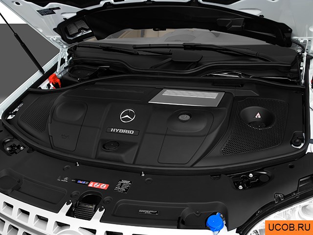 3D модель Mercedes-Benz модели M-Class Hybrid 2010 года