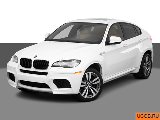 3D модель BMW модели X6 2010 года
