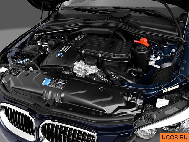 3D модель BMW модели 5-series 2010 года