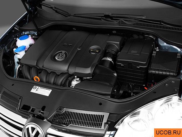 3D модель Volkswagen модели Jetta 2010 года