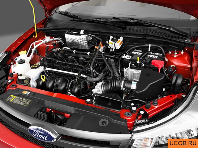 3D модель Ford модели Focus 2010 года
