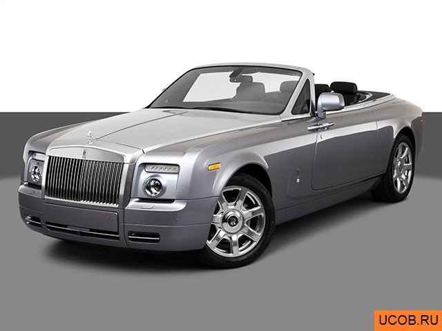 3D модель Rolls-Royce модели Phantom Drophead Coupe 2010 года