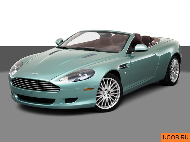 3D модель Aston Martin модели DB9 2010 года