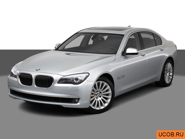 3D модель BMW 7-series 2011 года