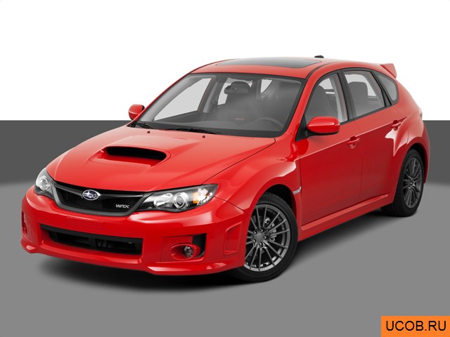 3D модель Subaru Impreza 2011 года