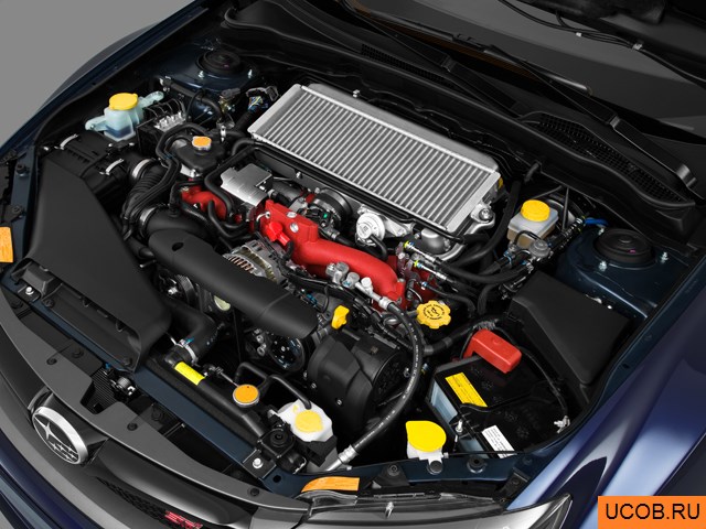 3D модель Subaru модели Impreza 2011 года