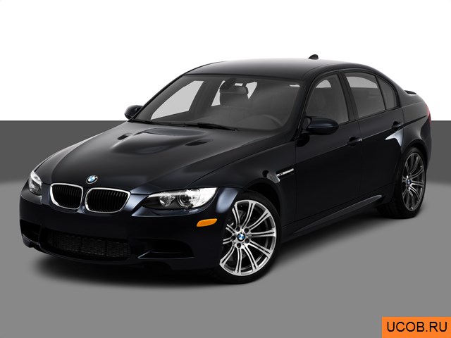3D модель BMW 3-series 2011 года