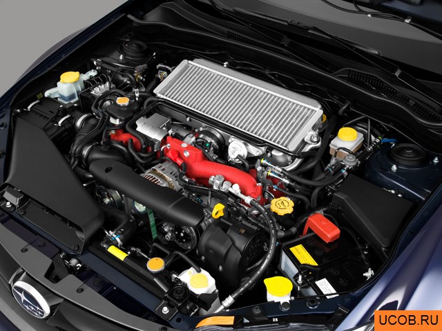3D модель Subaru модели Impreza 2011 года