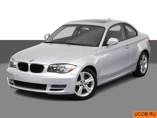 3D модель BMW модели 1-series 2011 года