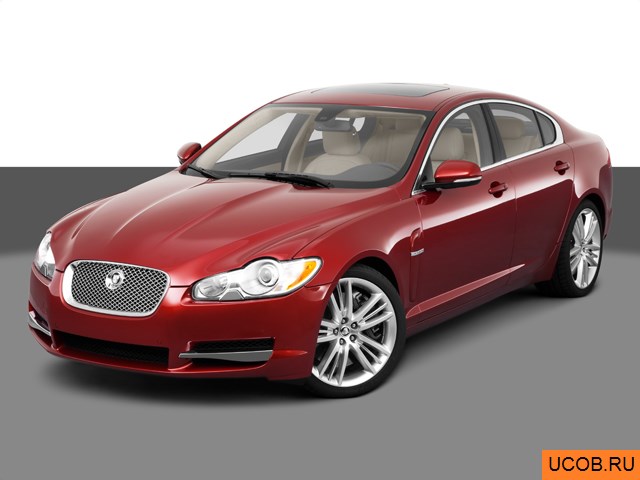3D модель Jaguar модели XF 2011 года