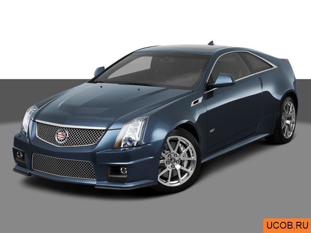 Модель автомобиля Cadillac CTS 2011 года в 3Д