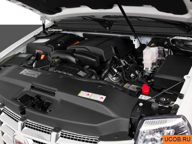 3D модель Cadillac модели Escalade Hybrid 2011 года