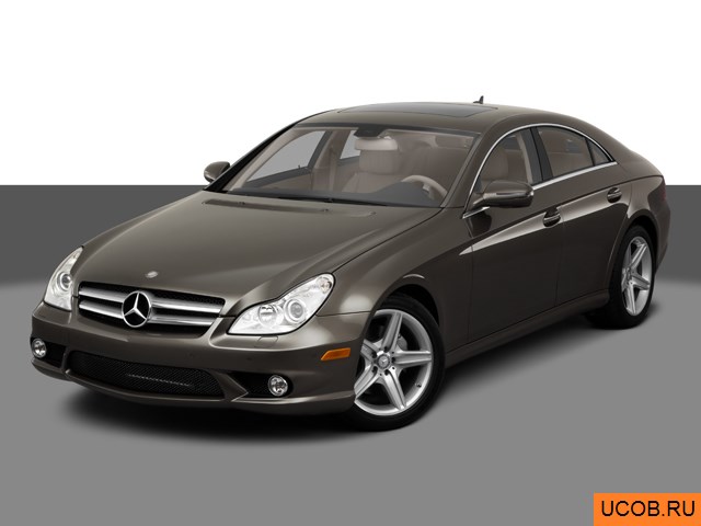 3D модель Mercedes-Benz модели CLS-Class 2011 года