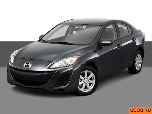 3D модель Mazda модели MAZDA3 2011 года