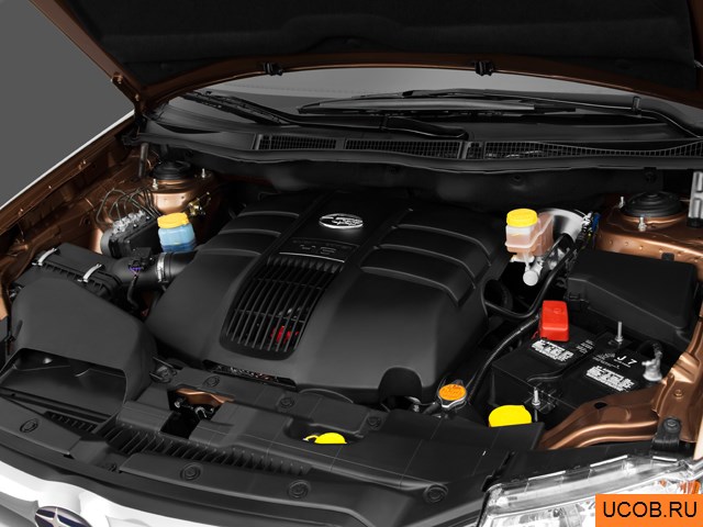 3D модель Subaru модели Tribeca 2011 года