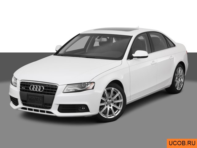 3D модель Audi модели A4 2011 года