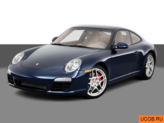 3D модель Porsche 911 (997) 2011 года