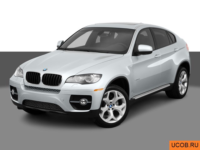 3D модель BMW X6 2011 года