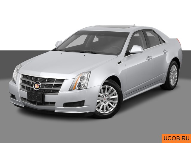 3D модель Cadillac CTS 2011 года