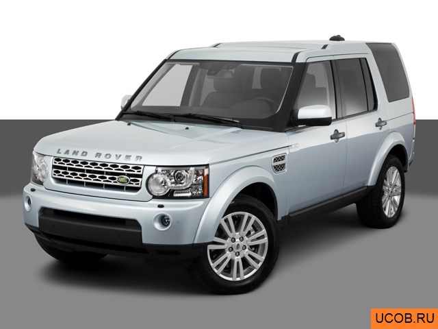 3D модель Land Rover модели LR4 2011 года